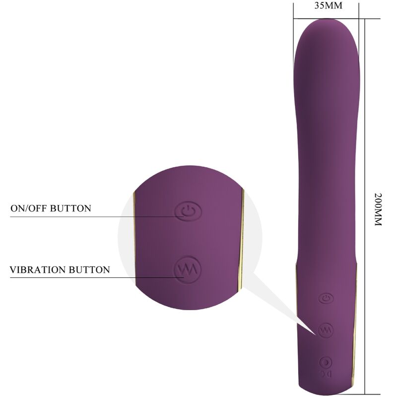 Pretty Love Ethan Vibrator With App Control Purple