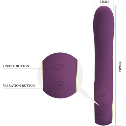 Pretty Love Ethan Vibrator With App Control Purple