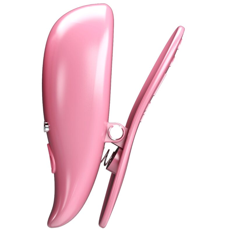 Pretty Love Leaf Vibrating Nipple Clamps Pink