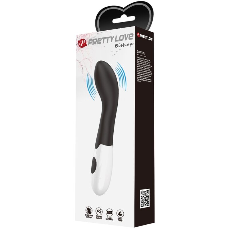 Pretty Love Bishop G-spot Vibrator Black