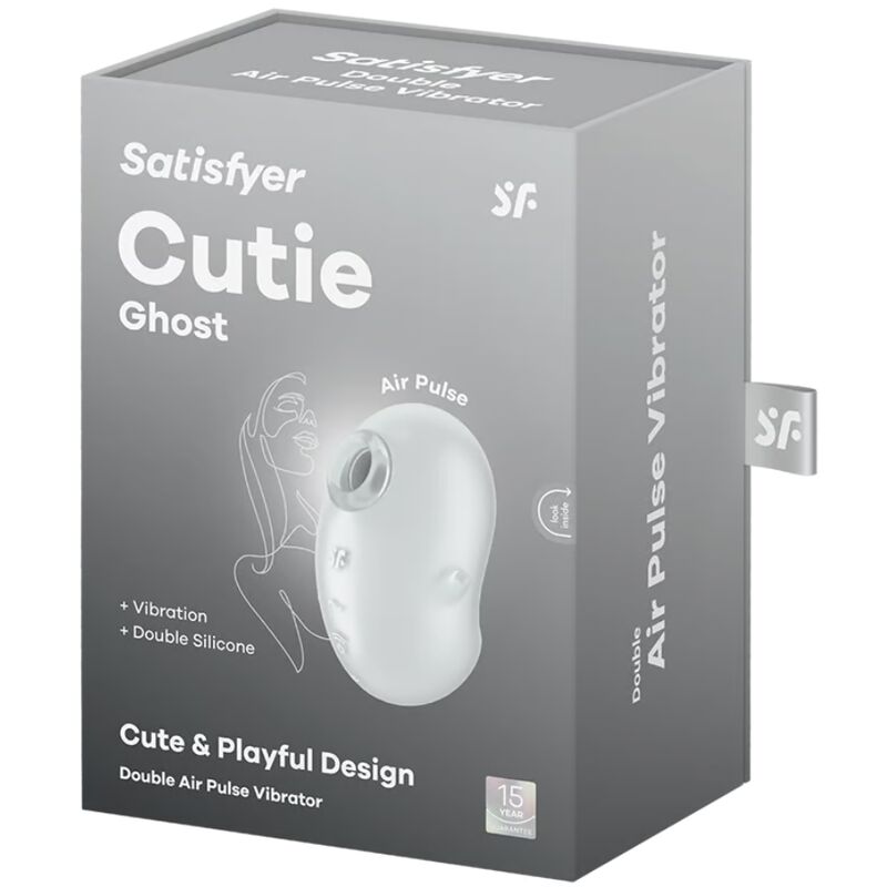 Satisfyer Cutie Ghost Air Pulse Clitoral Vibrator White