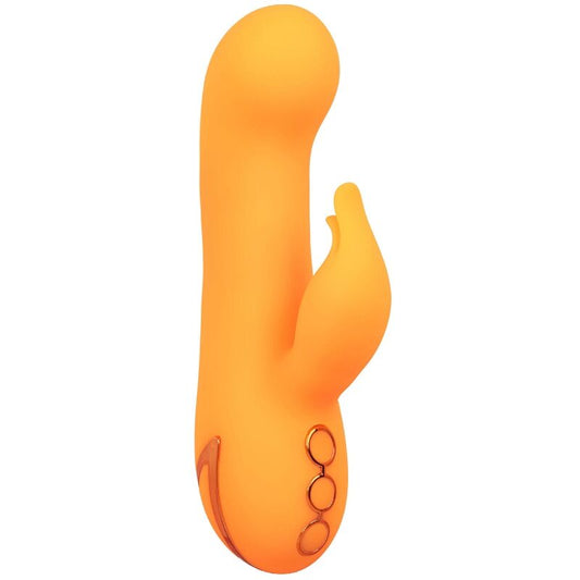 CalExotics California Dreaming Montecito Muse Inflatable Rabbit Vibrator Orange