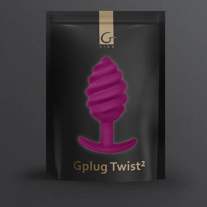 Gvibe Gplug Twist 2 Butt Plug Purple