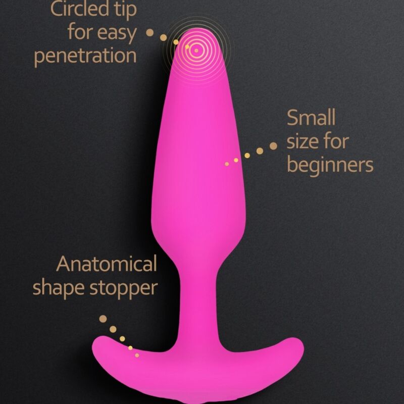 Gvibe Gplug XS Vibrating Butt Plug Pink