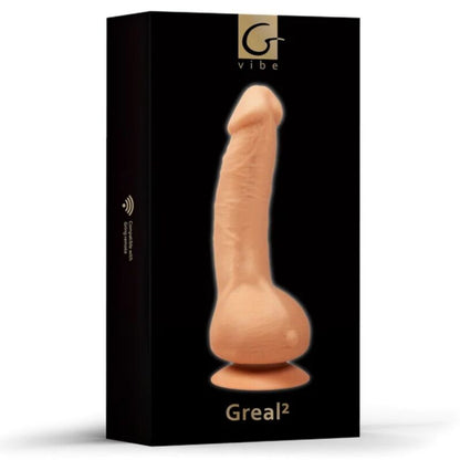 Gvibe Greal 2 Vibrating Silicone Dildo Flesh