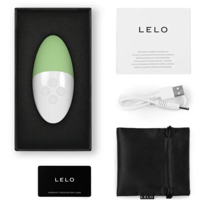 LELO Siri 3 Sound Activated Clitoral Vibrator Pistachio Cream