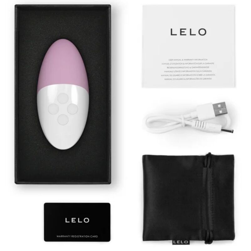 LELO Siri 3 Sound Activated Clitoral Vibrator Soft Pink