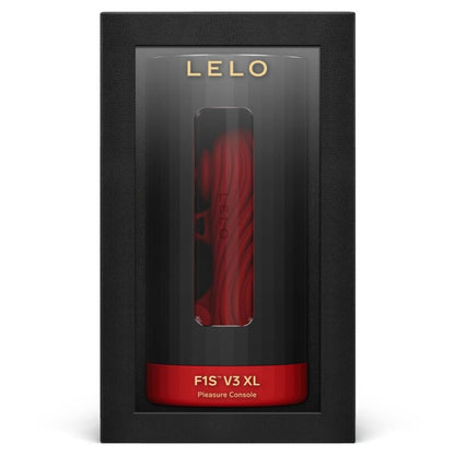 LELO F1S V3 XL Pleasure Console AI App Enabled Silicone Penis Masturbator Red