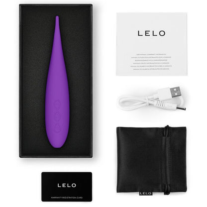 LELO Dot Travel Pinpoint Clitoral Vibrator Purple