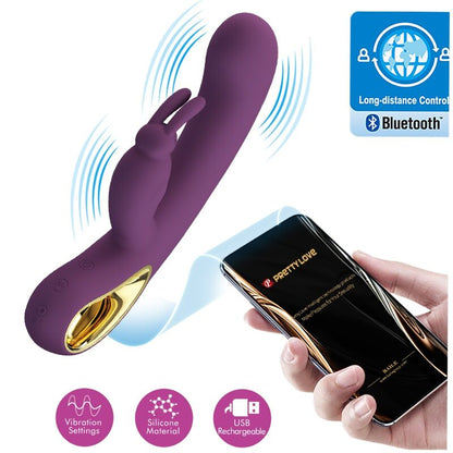 Pretty Love Liam Rabbit Vibrator Purple