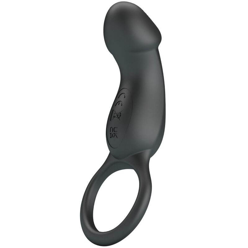 Pretty Love Trae Vibrating Cock Ring Black