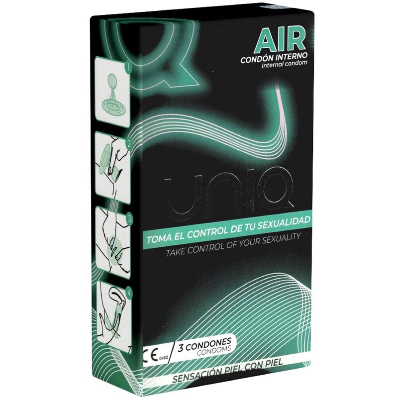 Uniq Air Latex Free Female Condoms 3 Pack