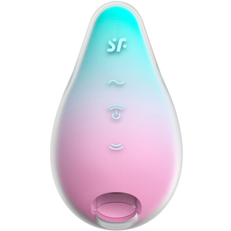 Satisfyer Mermaid Vibes Air Pulse Clitoral Vibrator Mint Pink