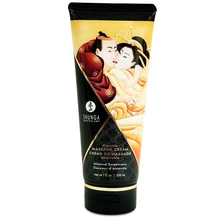 Shunga Kissable Massage Cream Almond Sweetness 200ml