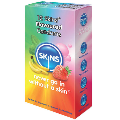 Skins Condoms Flavours 12 Pack