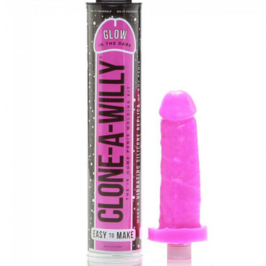 Clone A Willy DIY Homemade Dildo Clone Kit Glow In The Dark Pink