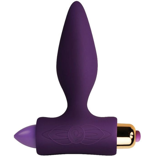 Rocks-Off Petite Sensations Vibrating Silicone Butt Plug Purple