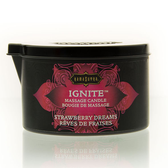 Kama Sutra Ignite Massage Oil Candle Strawberry Dreams