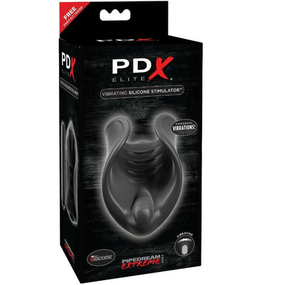 PDX Elite Vibrating Silicone Penis Stimulator