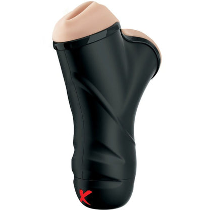 PDX Elite Double Penetration Vibrating Penis Stroker