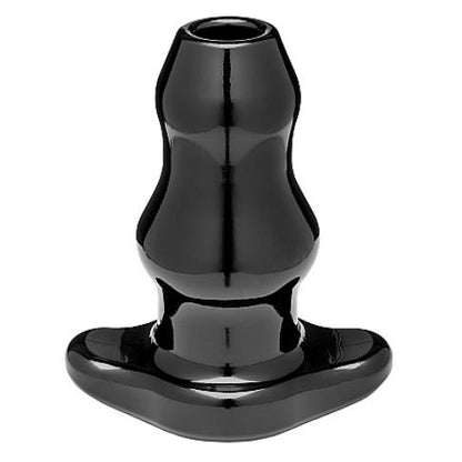 Perfect Fit Double Tunnel Butt Plug Medium Black