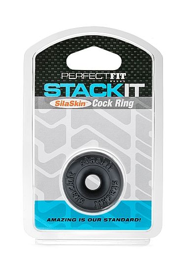 Perfect Fit Stackit Stackable Cock Ring Black