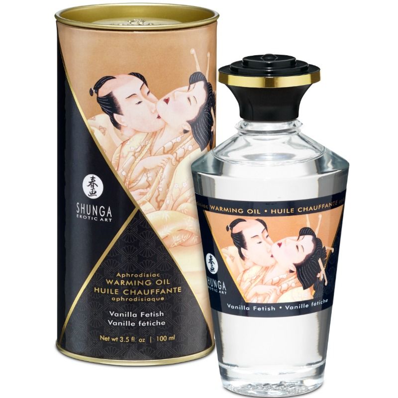 Shunga Aphrodisiac Warming Oil Vanilla Fetish 100ml