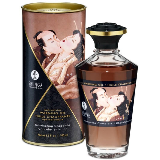 Shunga Aphrodisiac Warming Oil Intoxicating Chocolate 100ml