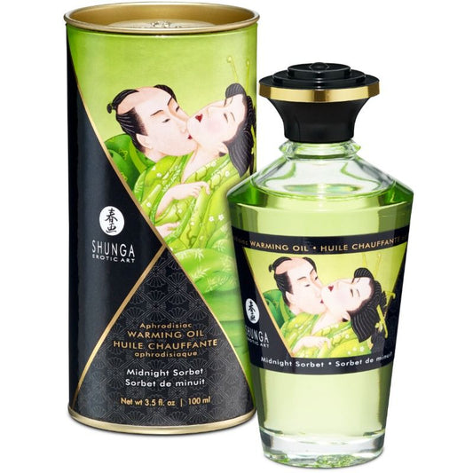 Shunga Aphrodisiac Warming Oil Midnight Sorbet 100ml