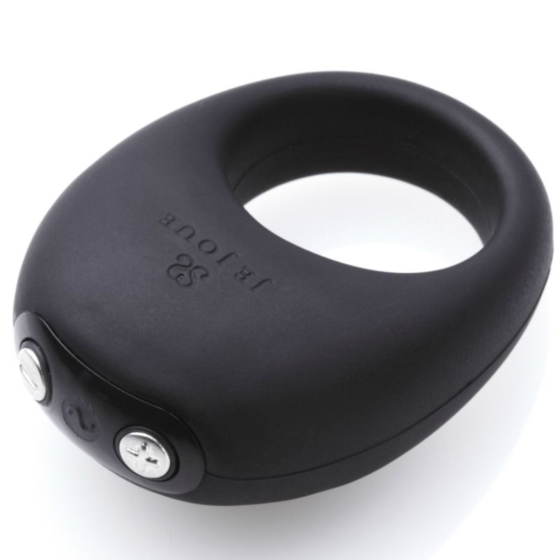 Je Joue Mio Vibrating Silicone Cock Ring Black