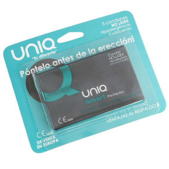 Uniq Smart Latex Free Condoms 3 Pack