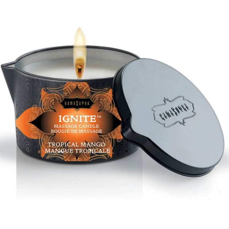 Kama Sutra Ignite Massage Oil Candle Tropical Mango