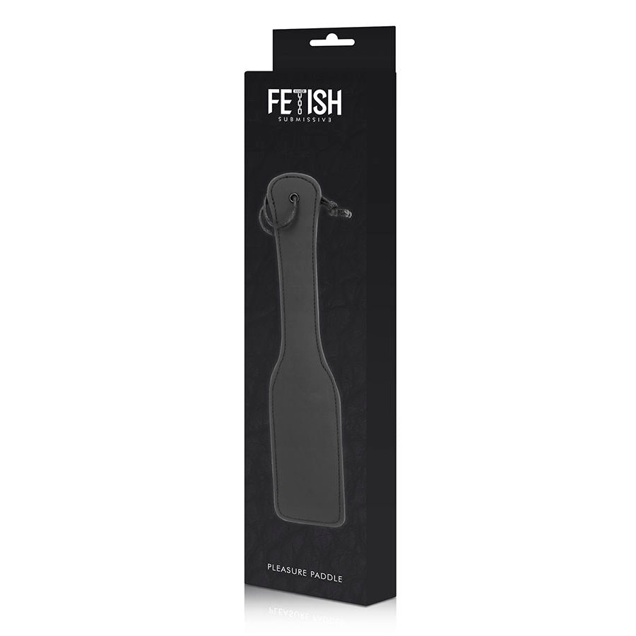 Fetish Submissive Black Vegan Leather Paddle