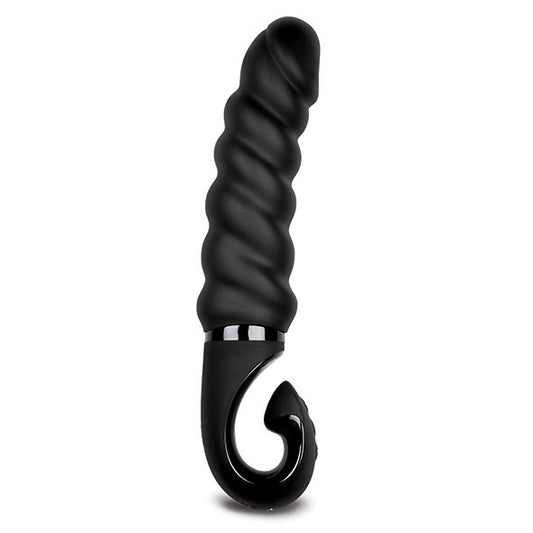 Gvibe Gjack2 Twisted Silicone Vibrator Black