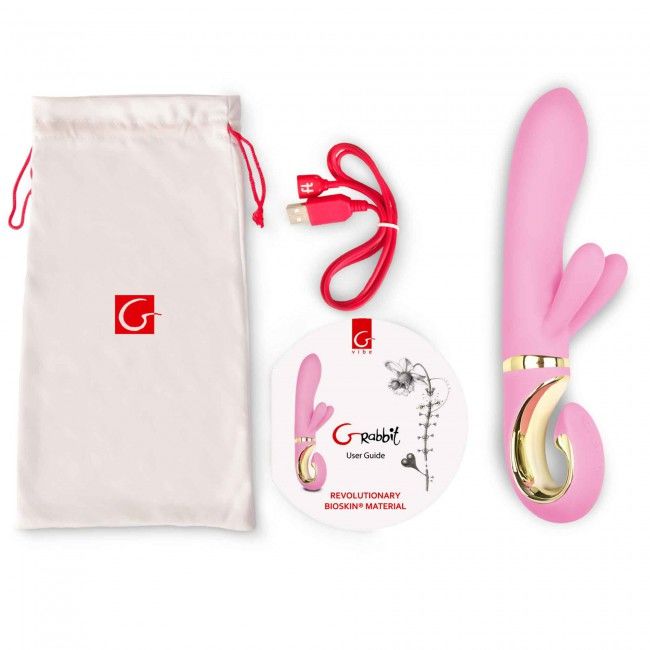 Gvibe Grabbit Rabbit Vibrator Pink