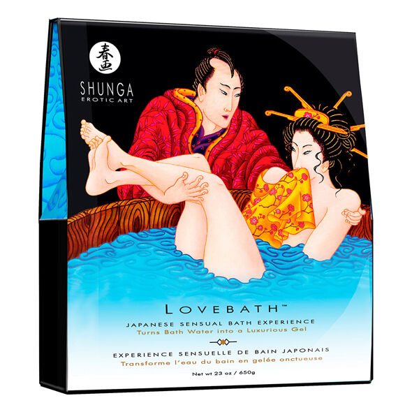 Shunga Lovebath Sensual Bath Experience Ocean Temptations 650g