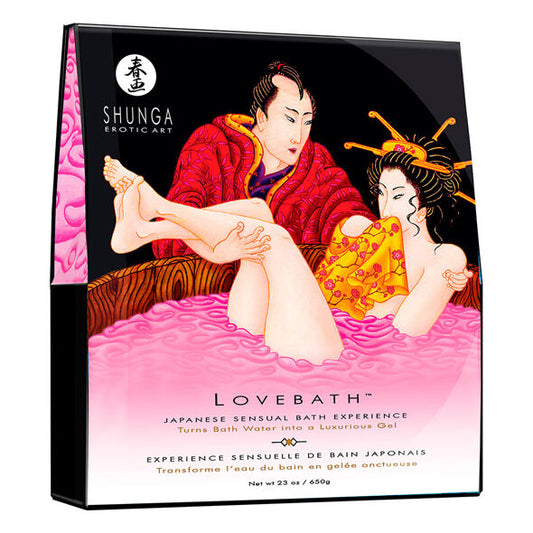 Shunga Lovebath Sensual Bath Experience Dragon Fruit 650g