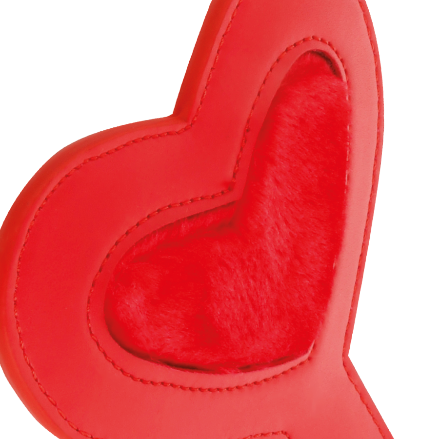 Darkness Sensations Fetish Love Red Heart Paddle