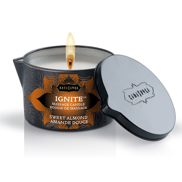 Kama Sutra Ignite Massage Oil Candle Sweet Almond