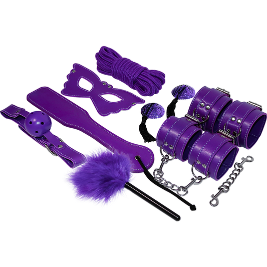 Experience Purple 8 Piece Bondage Kit