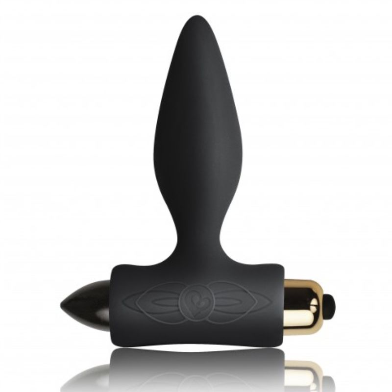 Rocks-Off Petite Sensations Vibrating Silicone Butt Plug Black