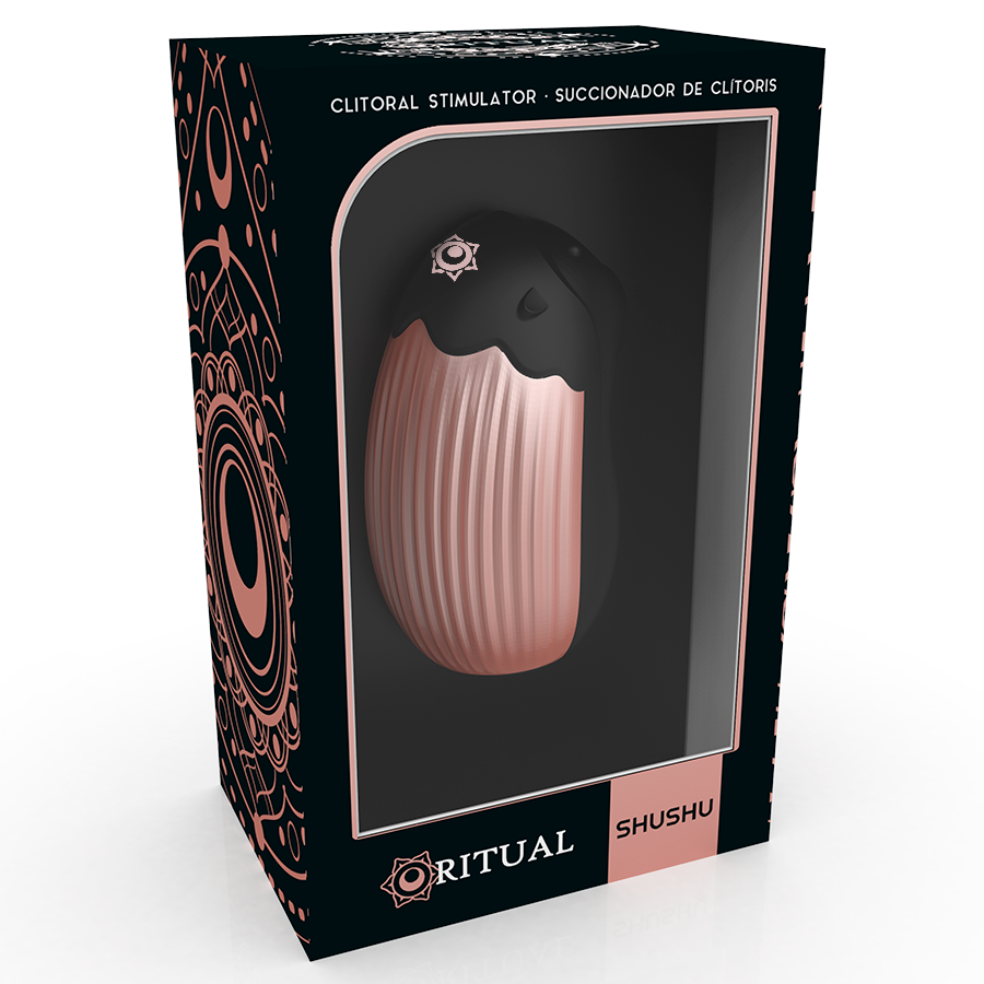 Rithual Shushu 2.0 Black Clitoral Stimulator with Air Waves