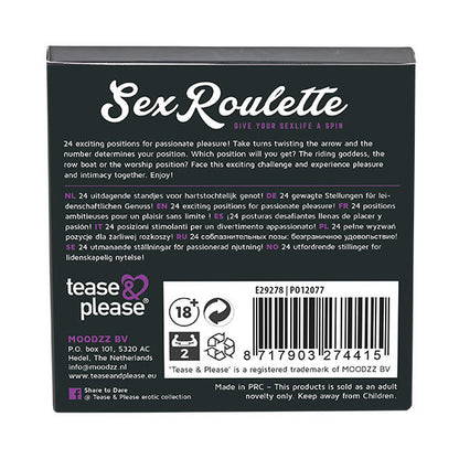 Tease & Please Sex Roulette Kama Sutra