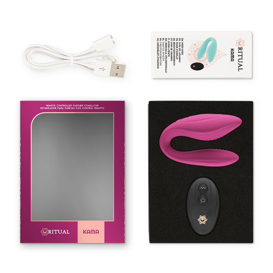 Rithual Kama Orchid Couples Vibrator with Remote Control