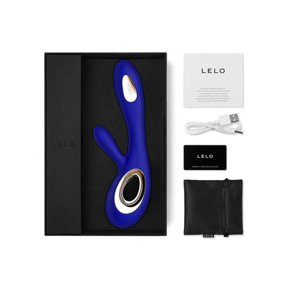 LELO Soraya Wave Rabbit Vibrator Midnight Blue