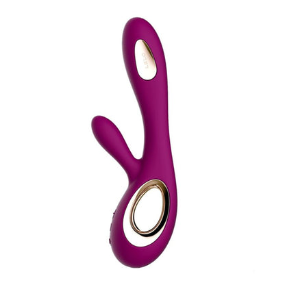 LELO Soraya Wave Rabbit Vibrator Deep Rose