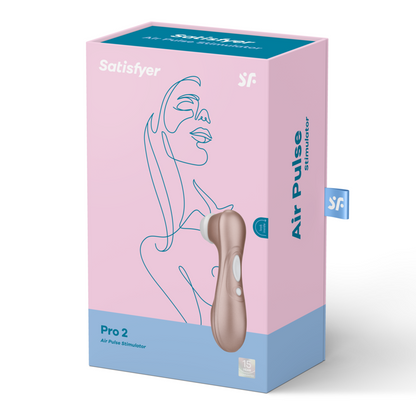 Satisfyer Pro 2 Generation 2 Pressure Wave Clitoral Stimulator Gold