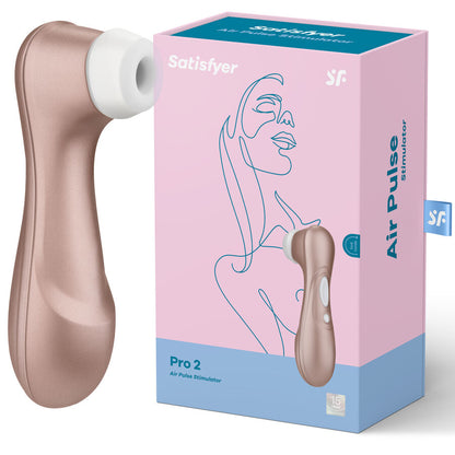 Satisfyer Pro 2 Generation 2 Pressure Wave Clitoral Stimulator Gold