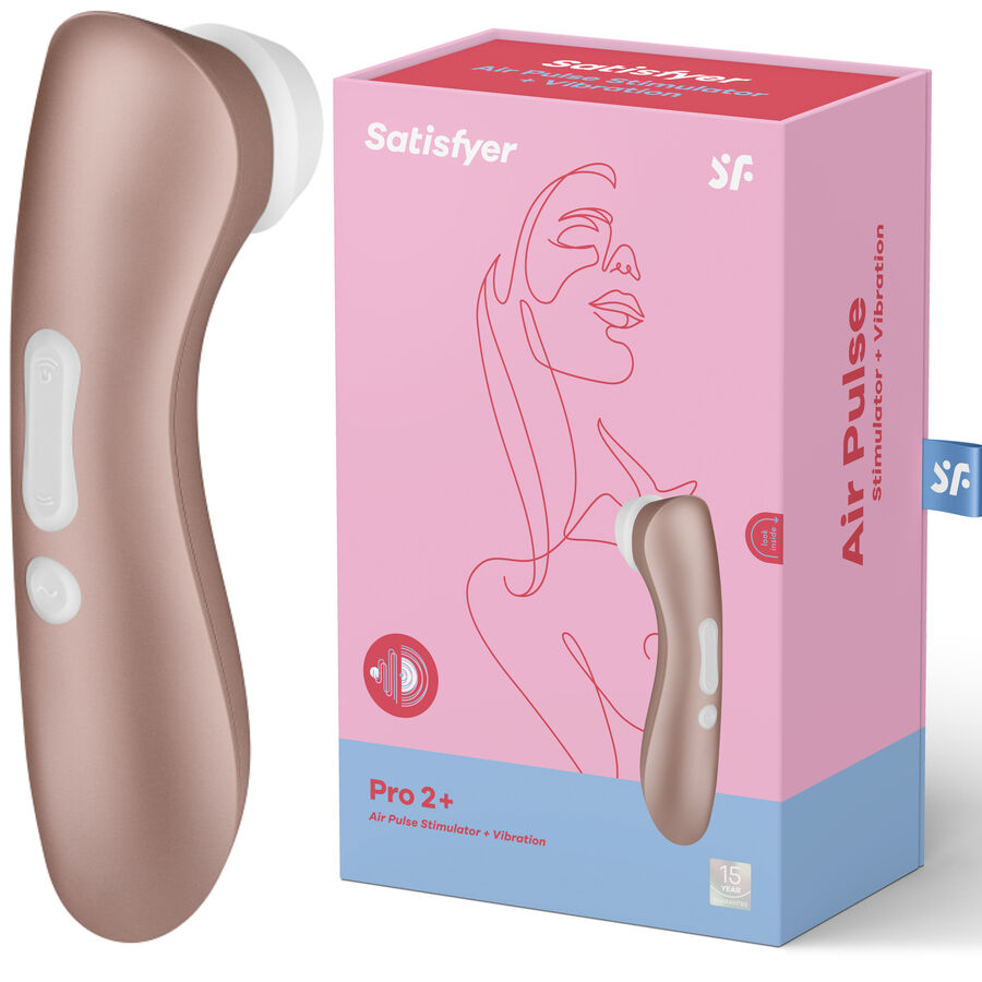 Satisfyer Pro 2+ Air Pulse Vibrating Clitoral Stimulator