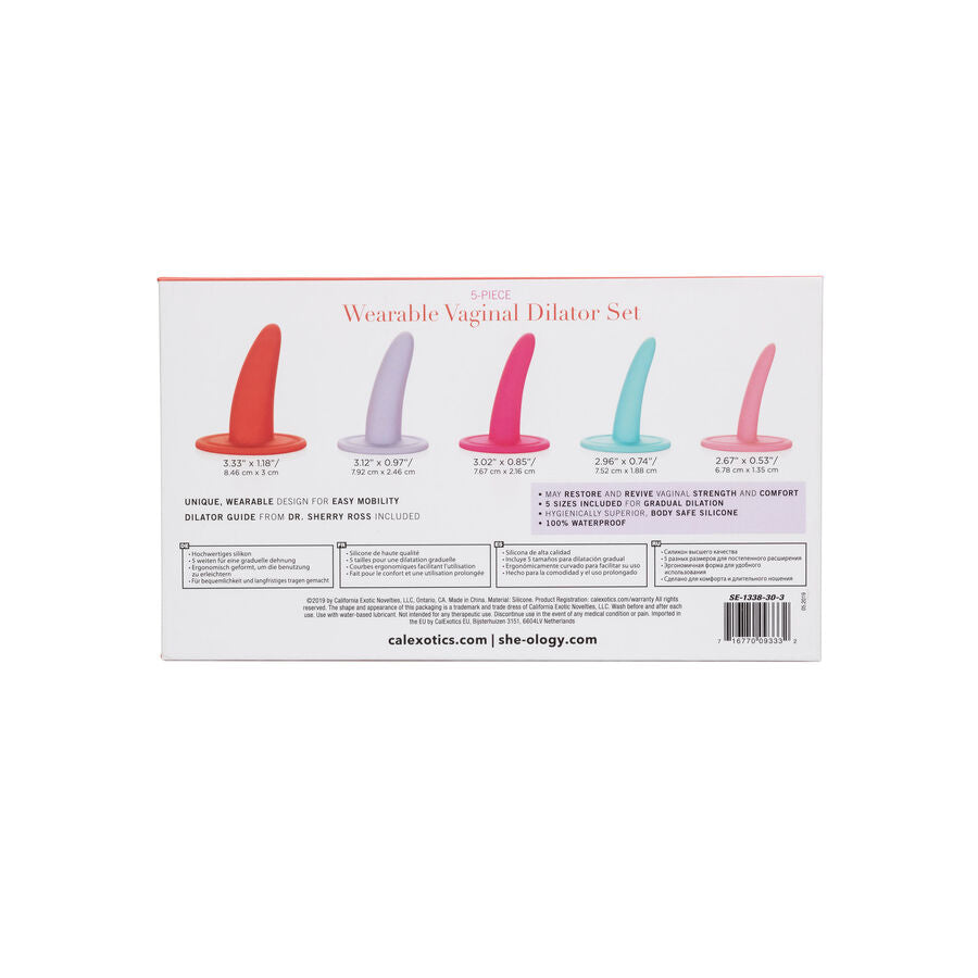 CalExotics She-ology 5-piece Wearable Vaginal Dilator Set